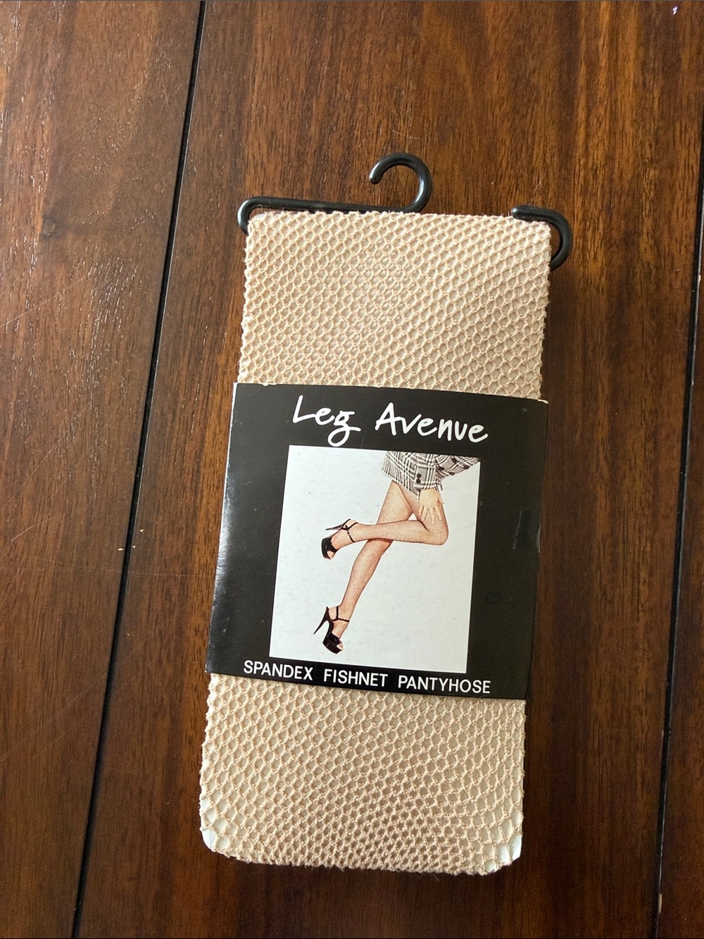 Leg Avenue Beige Fishnet Spandex Pantyhose